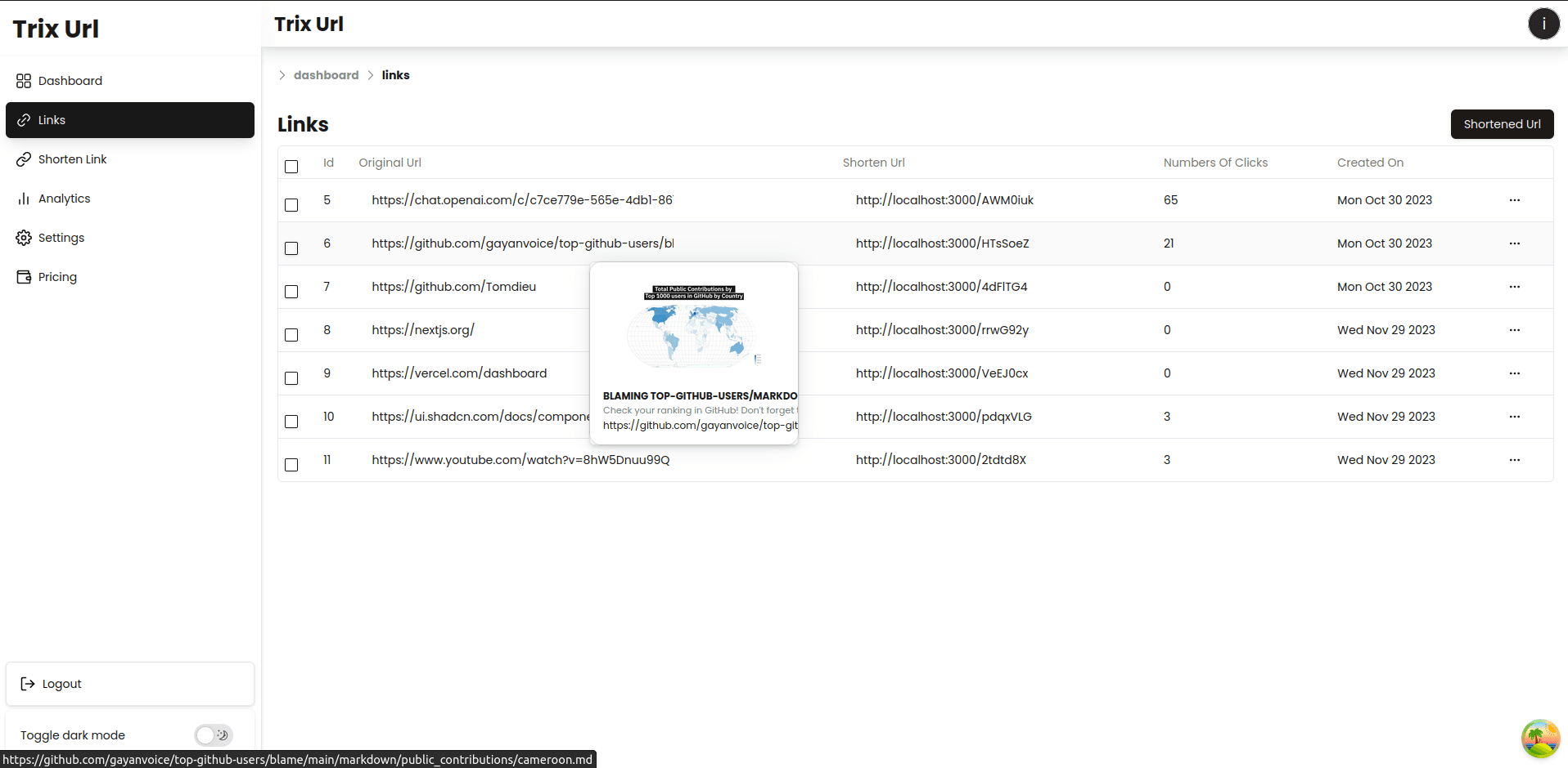 Url Shortener